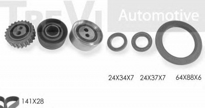 TREVI AUTOMOTIVE kd1052s1 -  Комплект ремня ГРМ